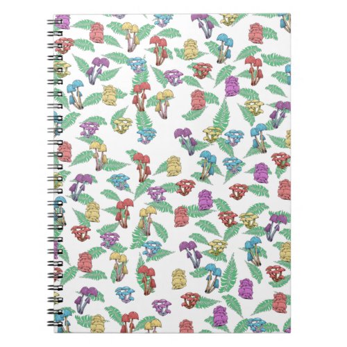 Mushroom Pattern Notebook