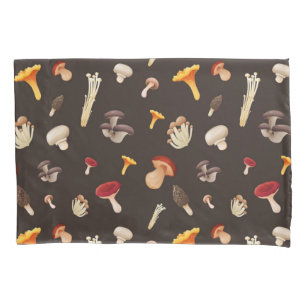 Mushroom pattern pillow case