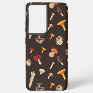 Mushroom pattern samsung galaxy s21 ultra case