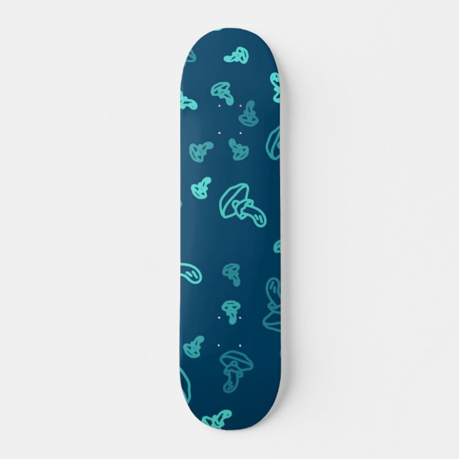 Mushroom pattern skateboard (Front)