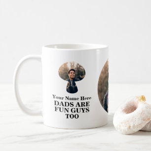 Mushroom photo dad jokes Dads are fun guys too Coffee Mug