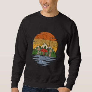 Mushroom Picking Retro Sweatshirt
