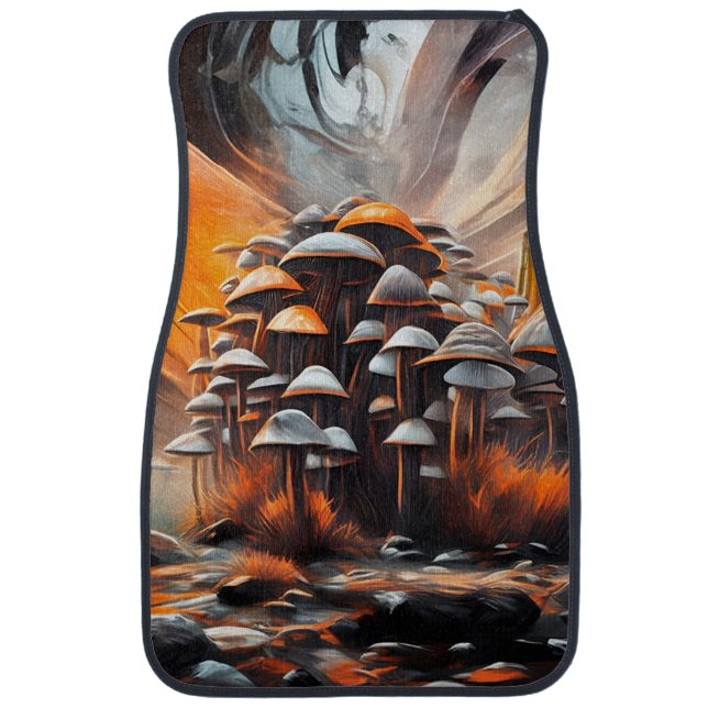 Mushroom Planet Car Mat – Fantasy Ride (Front)