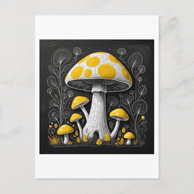 Mushroom Postcard (Front)