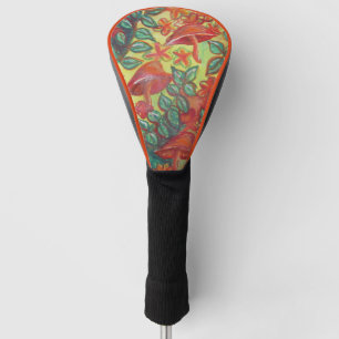 mushroom retro golf head cover