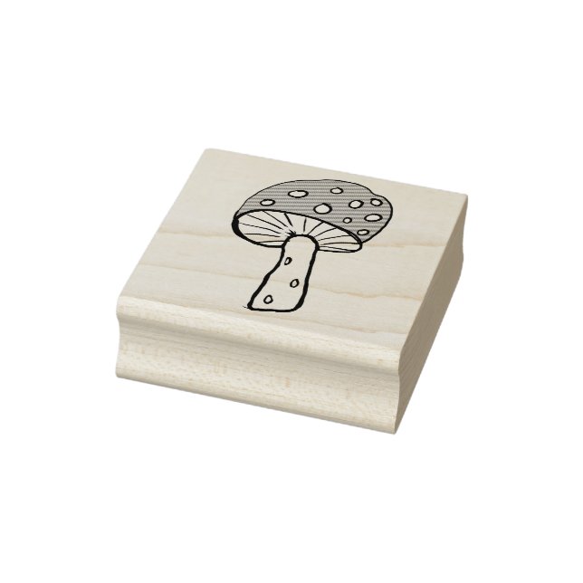Mushroom Rubber Stamp (Stamp)