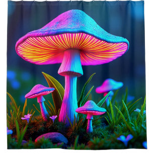 Mushroom Shower Curtain