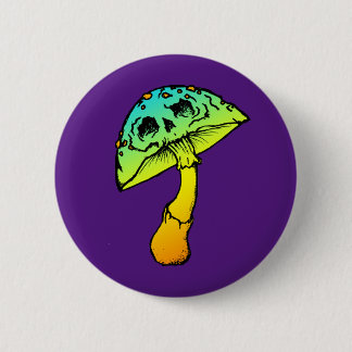 mushroom skull button