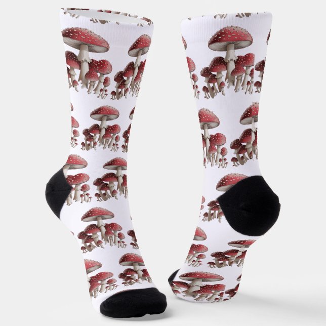 Mushroom Socks (Angled)