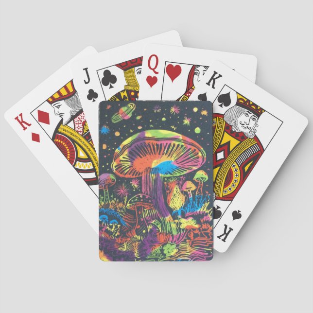 Mushroom Space Poker Cards (Back)