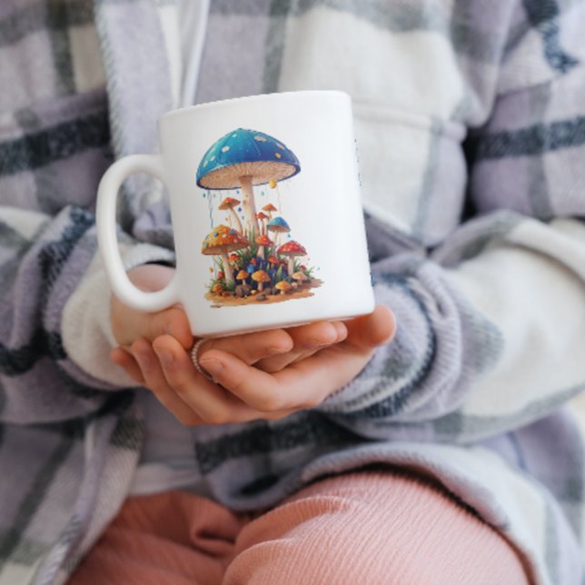 Mushroom Stand on Sand Rain Coffee Mug (Creator Uploaded)