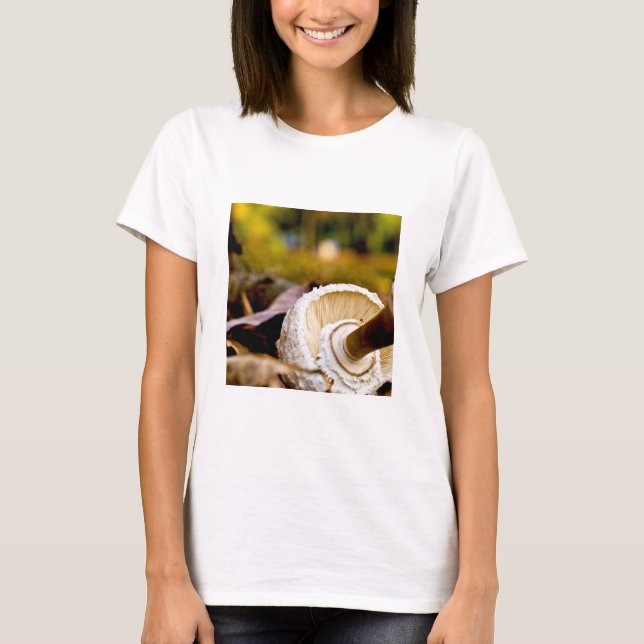 Mushroom Still Life Where Is Alice? T-Shirt (Front)