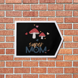 Mushroom Super MOM Pennant