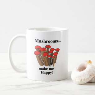 Mushroom Toadstool Red Mushrooms  Coffee Mug