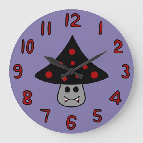 Mushroom Vampire Clock