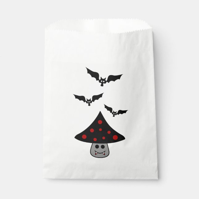 Mushroom Vampire Favor Bags (Front)