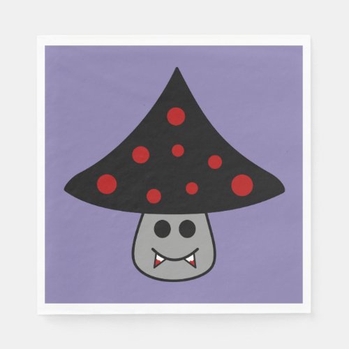 Mushroom Vampire Paper Napkins
