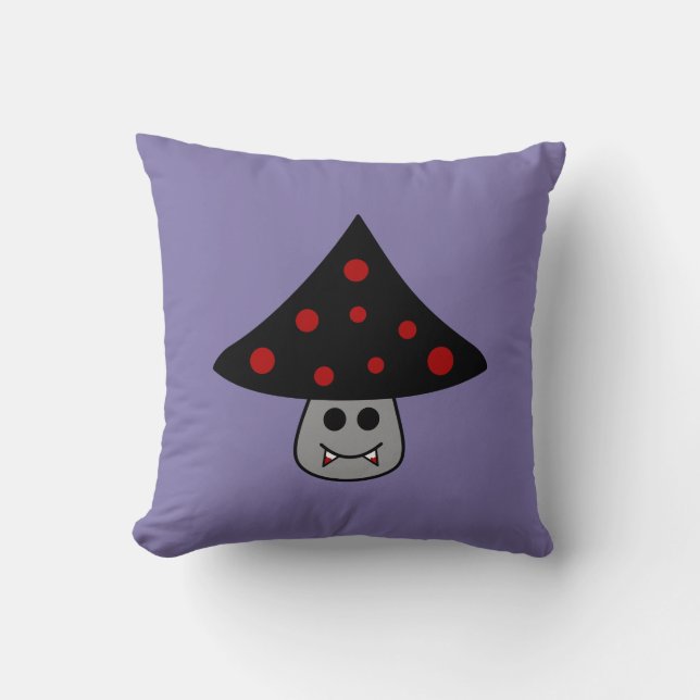 Mushroom Vampire Pillow (Front)