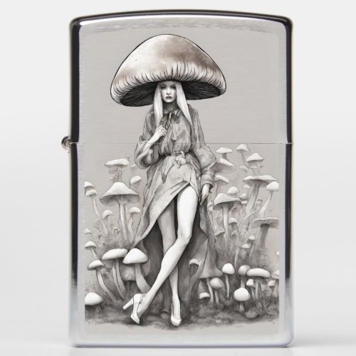 Mushroom Vogue Lady Zippo Lighter