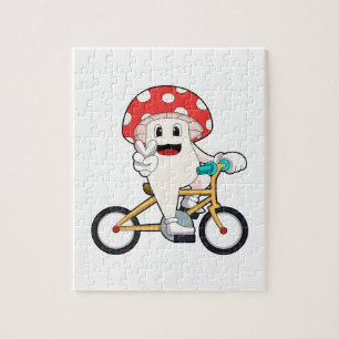 Mushroom with Bicycle.PNG Jigsaw Puzzle