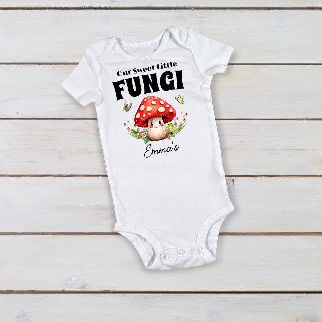 Mushroom Woodland Frog Ladybug Moth Baby Custom  Baby Bodysuit (Mushroom Woodland Frog Ladybug Moth Baby Custom Baby Bodysuit)