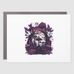 Mushroom Woods Whimsigoth Witchy Screenprint Desig Car Magnet
