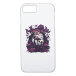 Mushroom Woods Whimsigoth Witchy Screenprint Desig iPhone 8/7 Case
