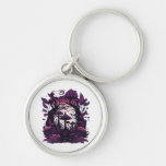 Mushroom Woods Whimsigoth Witchy Screenprint Desig Keychain
