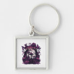 Mushroom Woods Whimsigoth Witchy Screenprint Desig Keychain