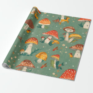 Mushroom Wrapping Paper