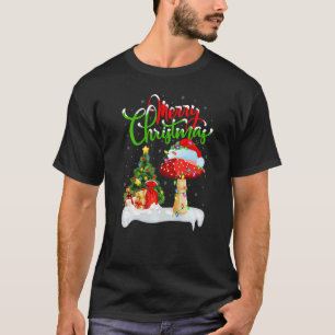 Mushroom  Xmas Decorations Santa Mushroom Christma T-Shirt