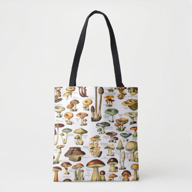 MUSHROOMS 4   TOTE BAG (Front)