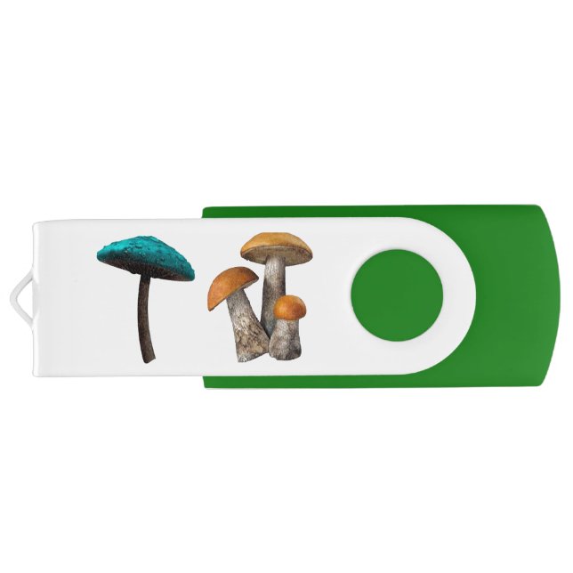 Mushrooms 64 GB USB 3.0 Flash Drive (Back)