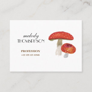 Mushrooms, Amanita Muscaria  Business Card