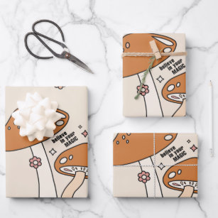 Mushroom Wrapping Paper by Picomodi