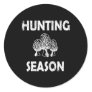 Mushrooms Are Calling I Must Go Morels Hunter Classic Round Sticker