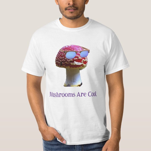 Mushrooms Are Cool Men's T-Shirt (Front)