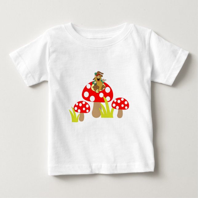 Mushrooms Baby T-Shirt (Front)