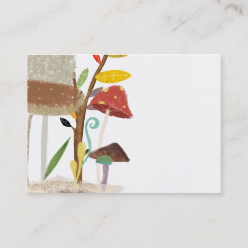 Customizable Mushrooms Business Card