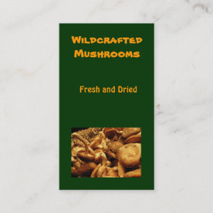 Mushrooms Business Card