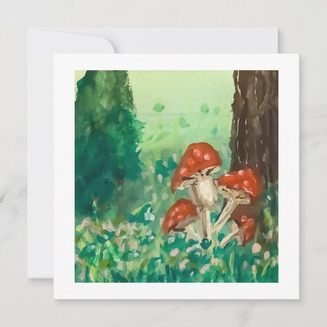 Mushrooms Card (Front)