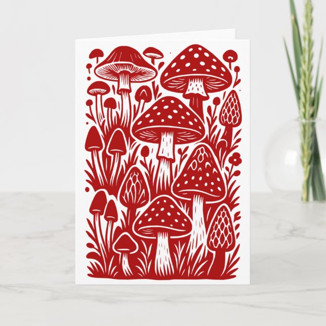 Mushrooms Card (Front)