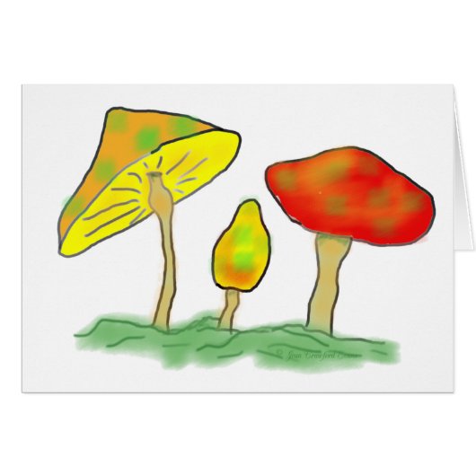 Mushrooms Cards (Front Horizontal)