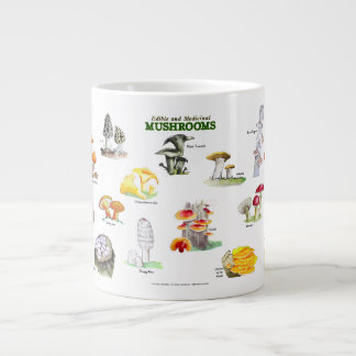 Mushrooms -Common Names Giant Coffee Mug
