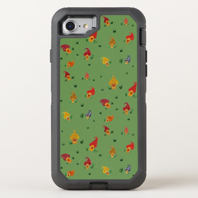 Mushrooms  Custom OtterBox Apple iPhone 7Case (Back)