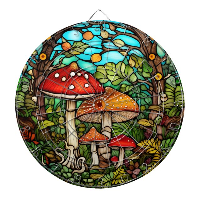 Mushrooms Dartboard (Front)