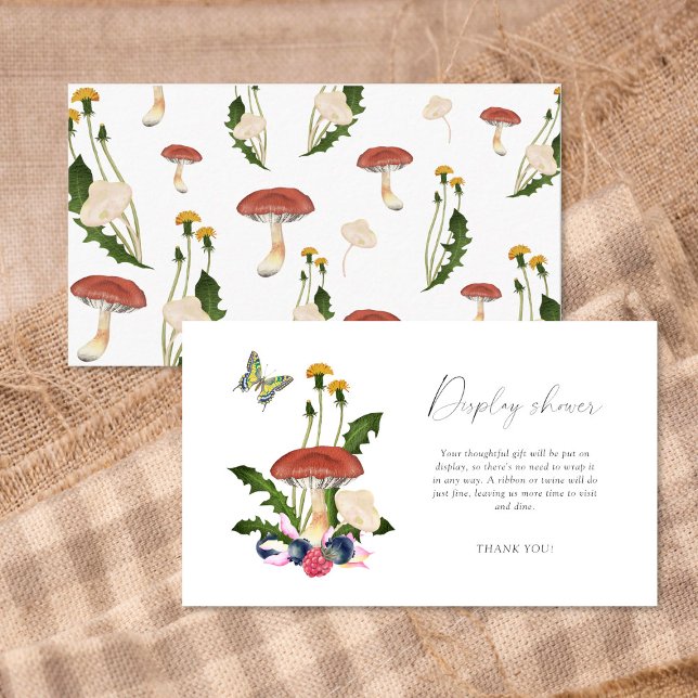 Mushrooms - display shower enclosure card (Creator Uploaded)