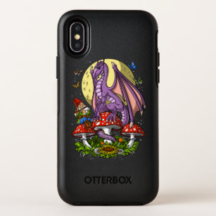 Mushrooms Dragon OtterBox Symmetry iPhone X Case