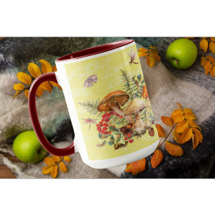 Mushrooms, Dragonflies, Moths & Snails Mug