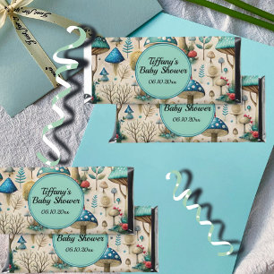 Mushrooms Fairyland Baby Shower Hershey Bar Favors